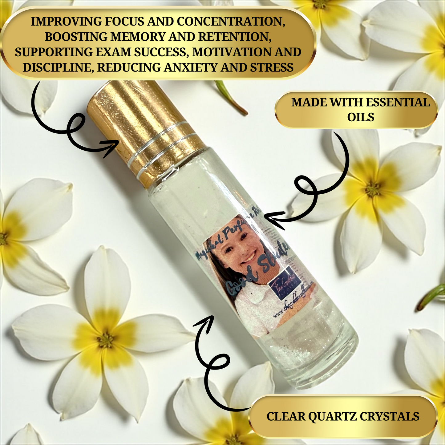 Perfume and Ritual Oil for Study, Concentration, and Learning