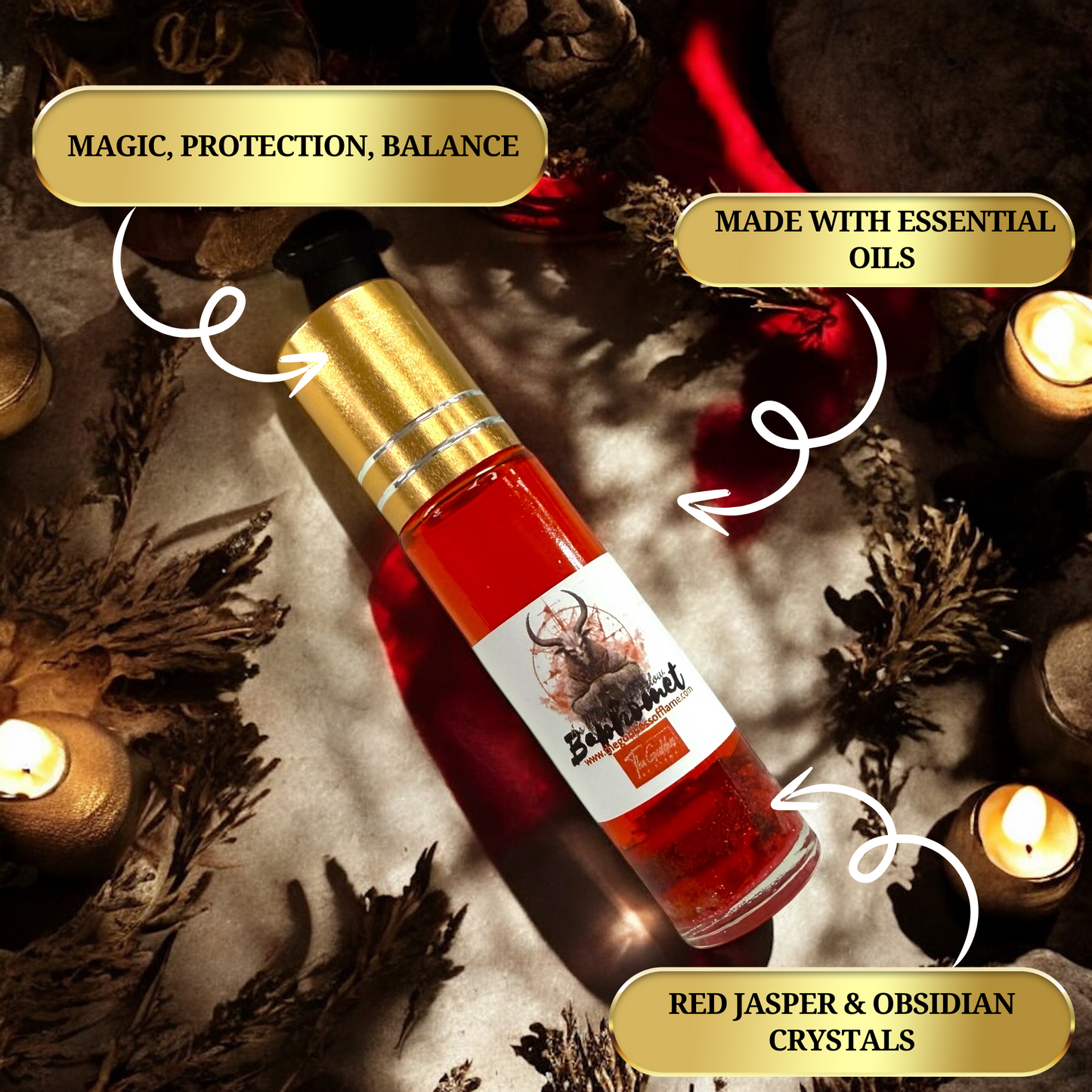 Baphomet Conjuring Magic Roll-On Perfume Oil