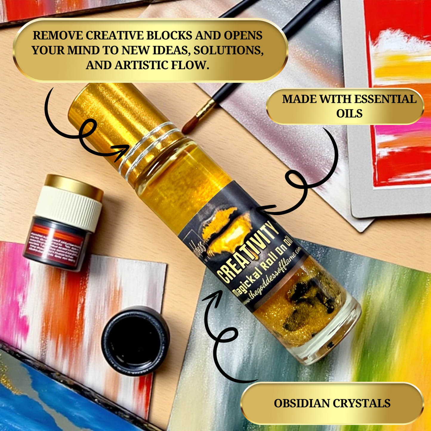 Motivation and inspiration oil for daily use