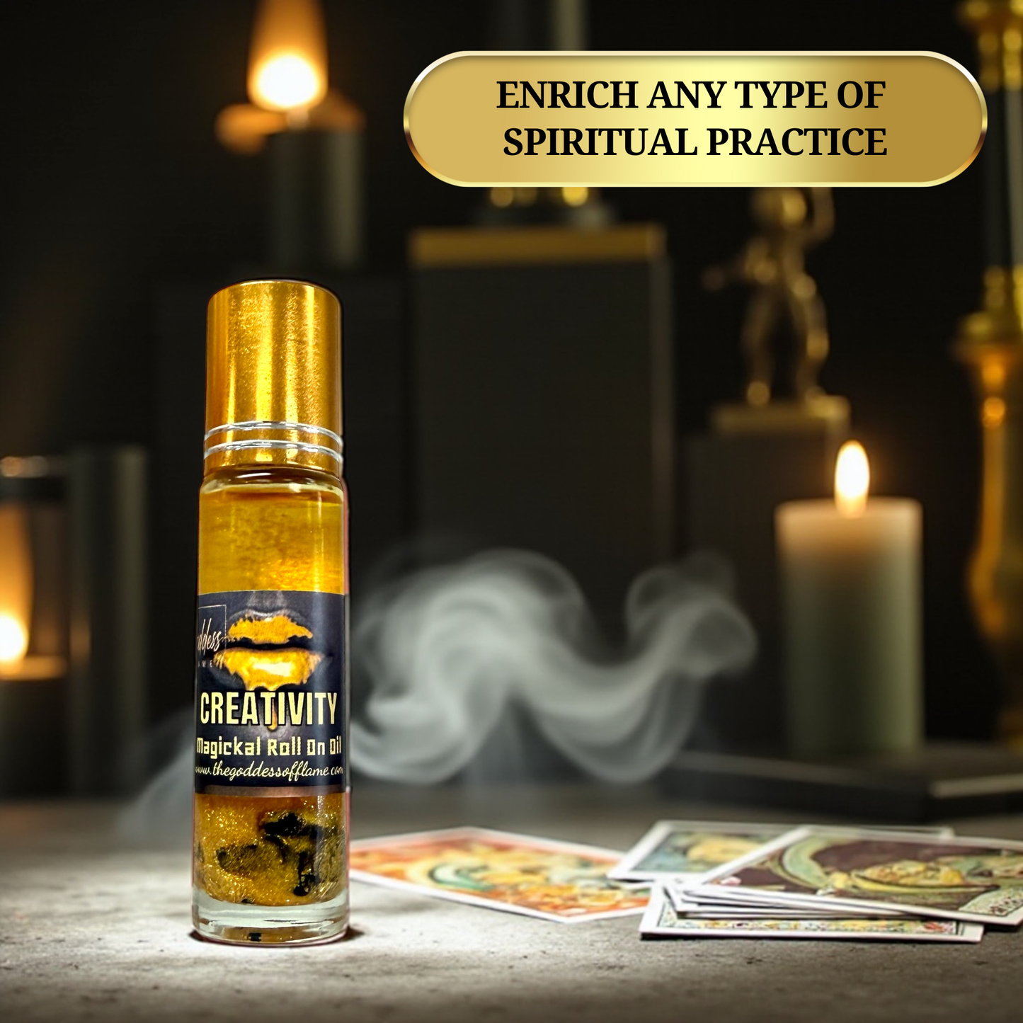 Handcrafted anointing oil for manifestation and clarity