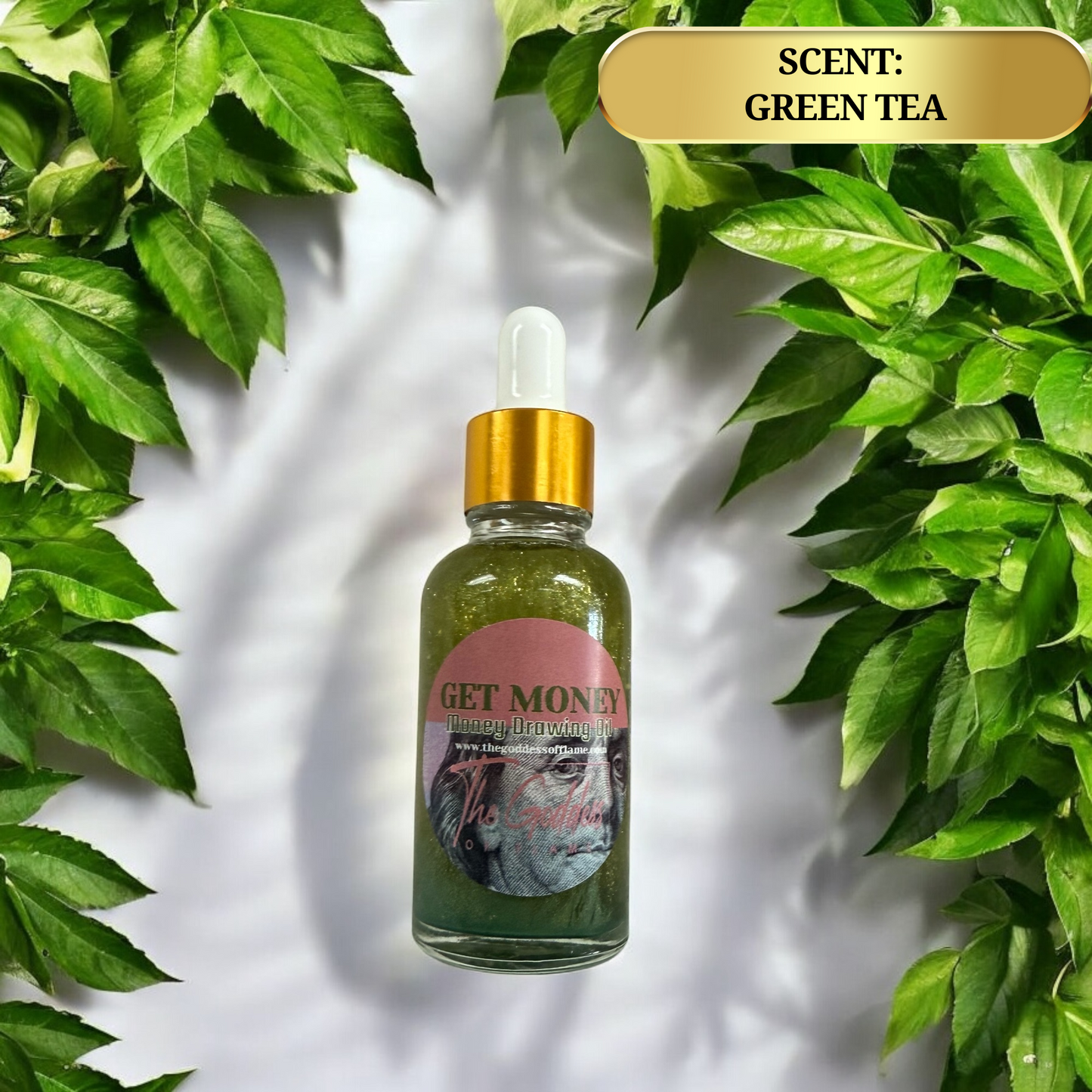 Get Money Drawing Anointing Oil Dropper - Cash Flow, Abundance & Wealth Rituals