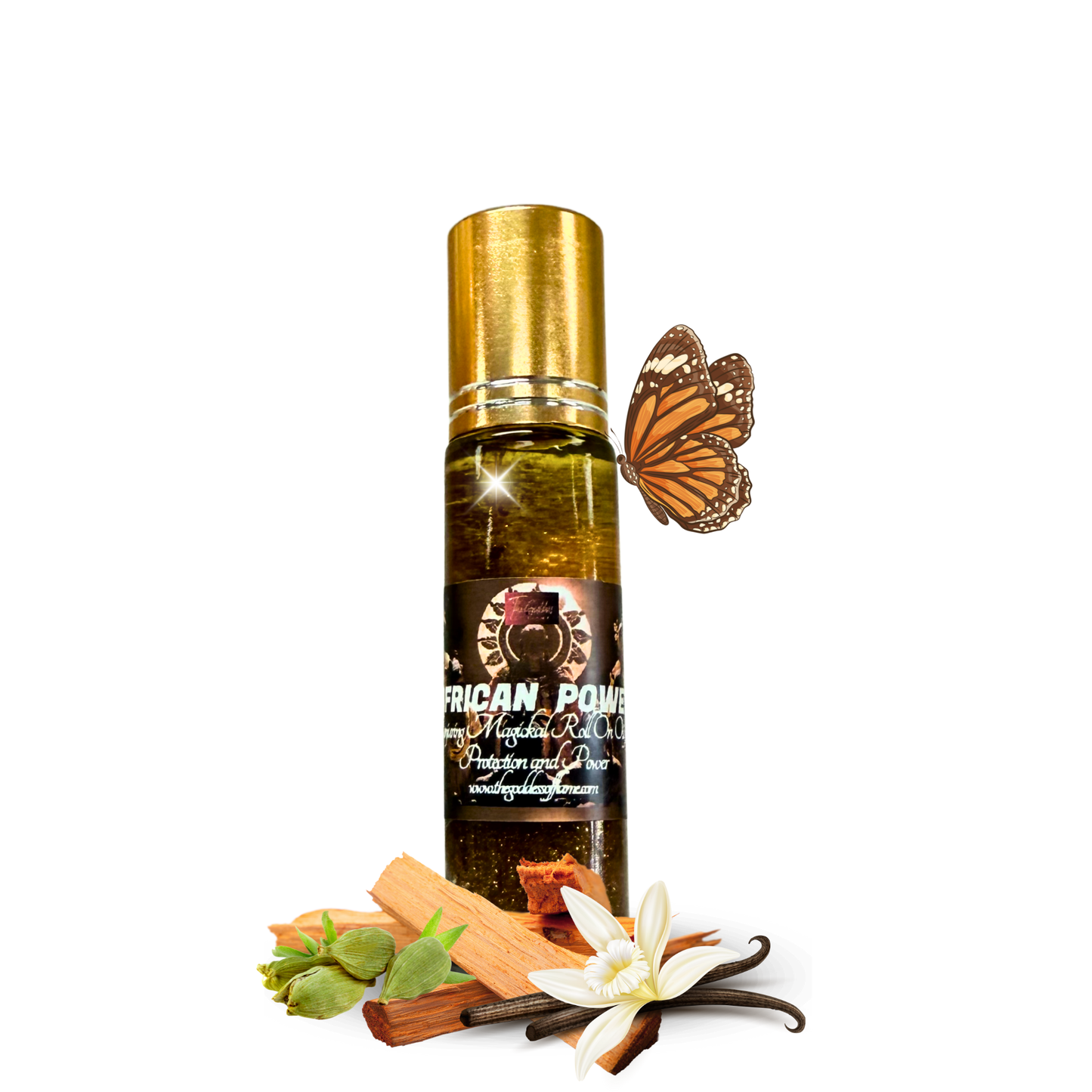 7 African Powers Roll-On Oil by The Goddess of Flame 10ml bottle