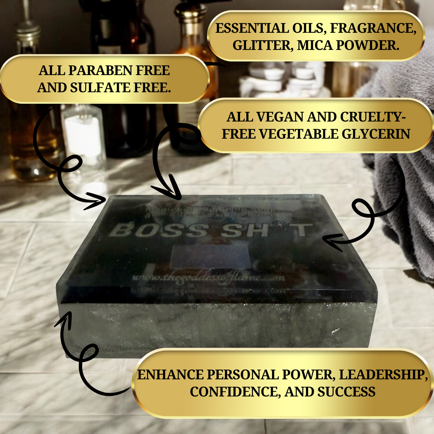 Spiritual soap for success, confidence, and manifestation