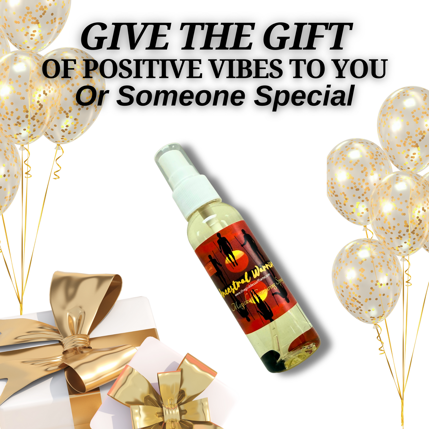 Ancestral Warrior Spray – Spirit Protection & Strength Ritual Mist