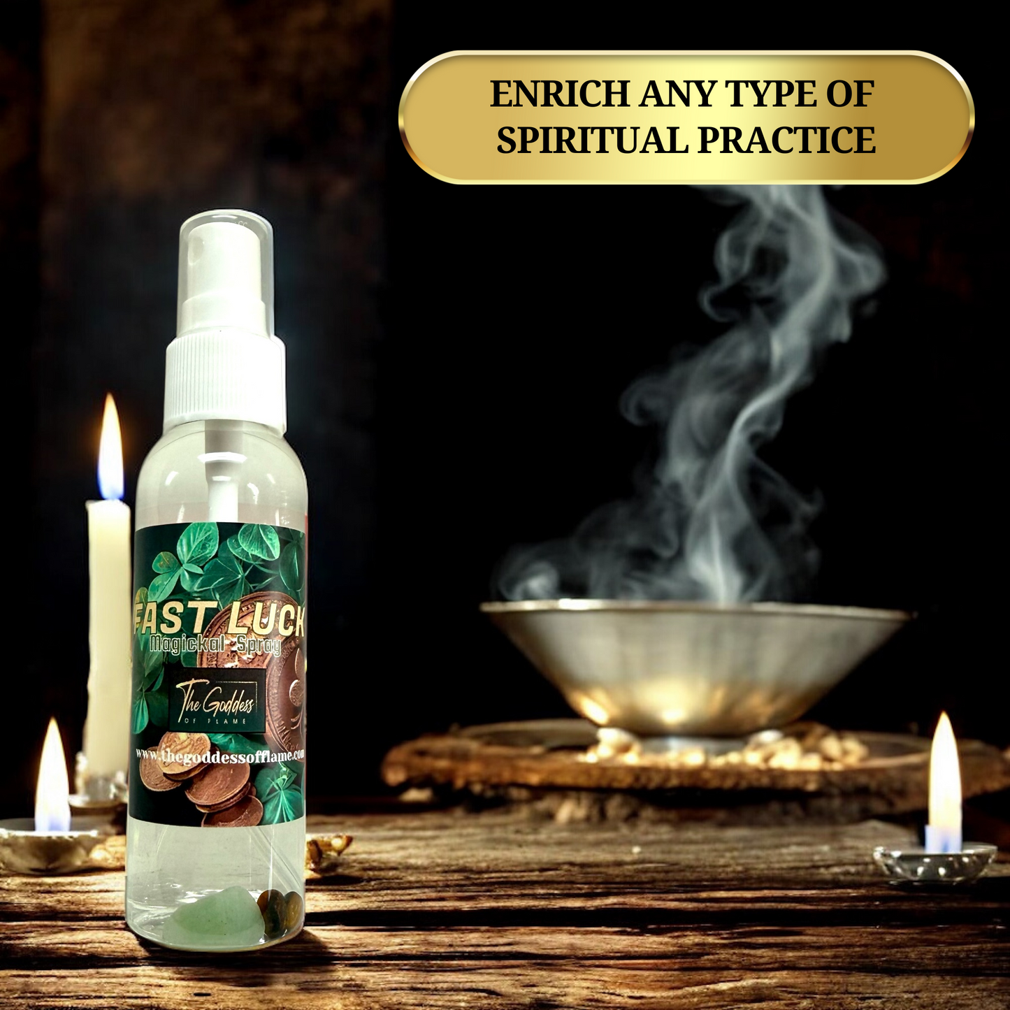 Fast Luck Spray – Attraction Mist for Money, Love & Opportunity