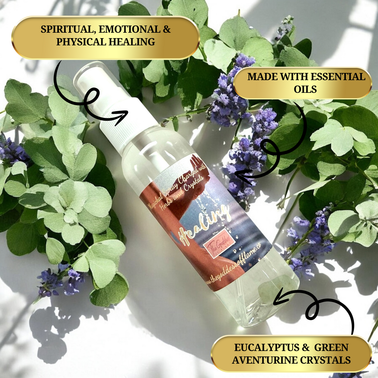 Healing Spray – Energy Clearing Mist for Emotional & Spiritual Wellness