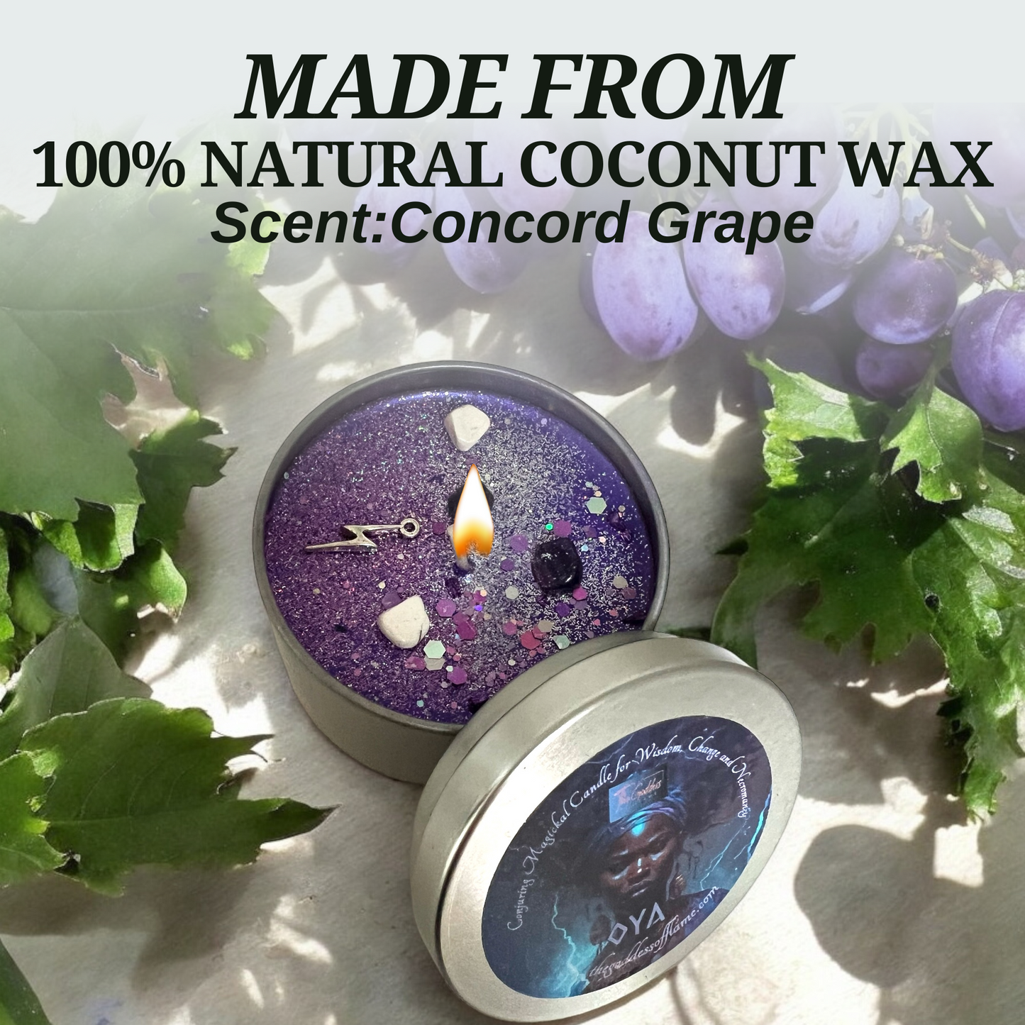 Oya African Goddess of Storms Conjuring Ritual Candle