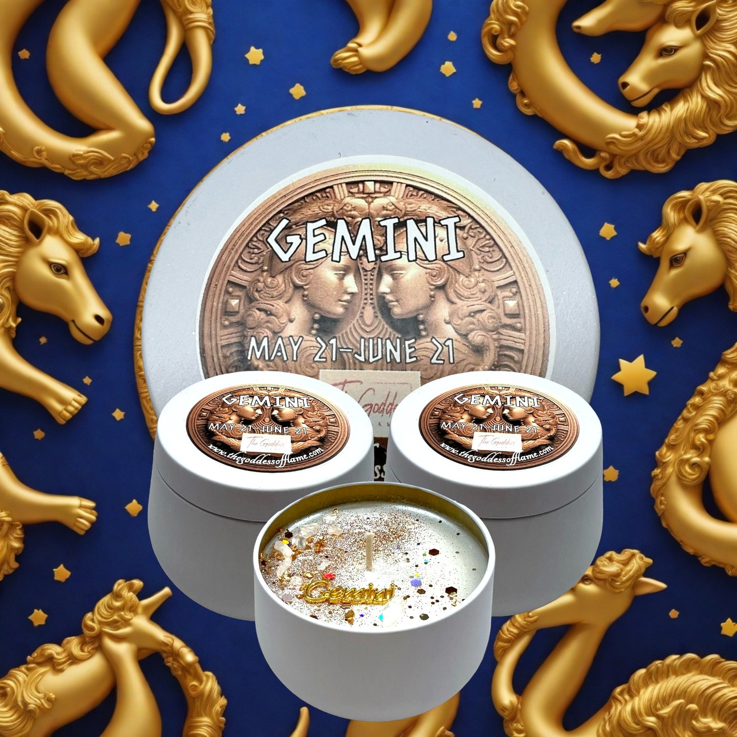 Zodiac Ritual Magic Spell Candle