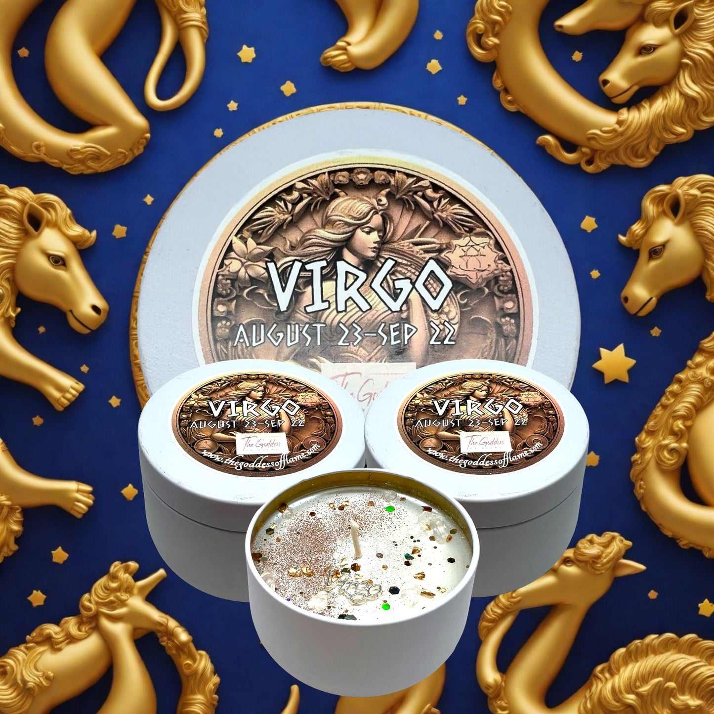 Zodiac Ritual Magic Spell Candle
