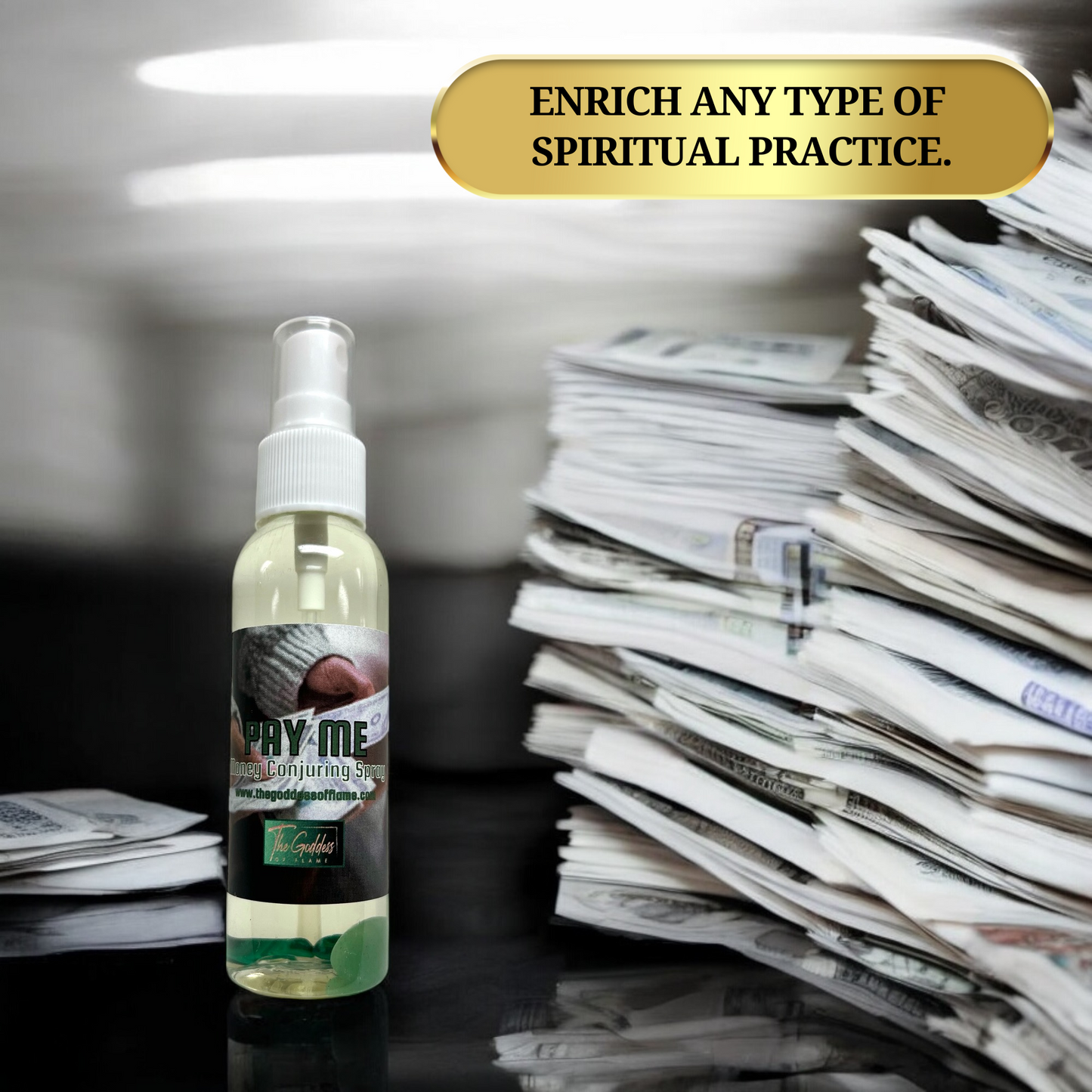 Pay Me Enchanted Spray- To Collect Debt, Increase Pay & Manifest Abundance