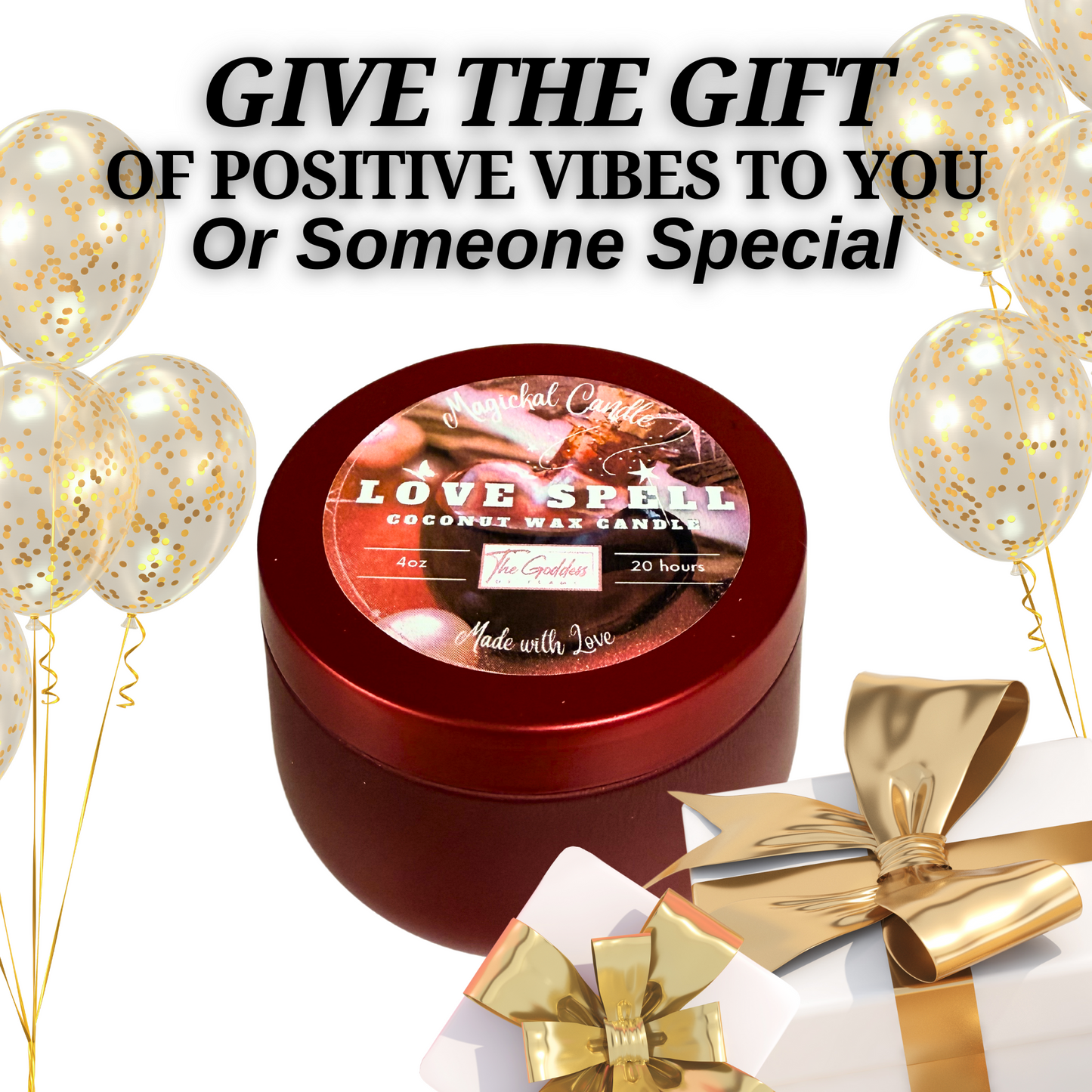 Romantic gift Love Spell Candle for self-love, healing, and spiritual practices