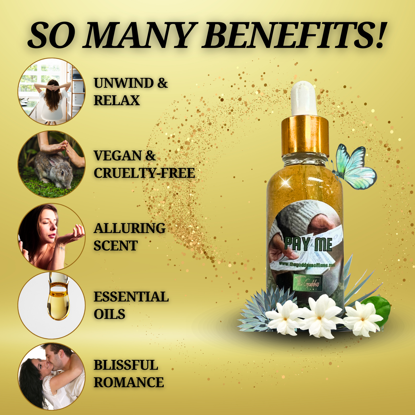 Pay Me Oil- To Collect Debt, Increase Pay & Manifest Abundance