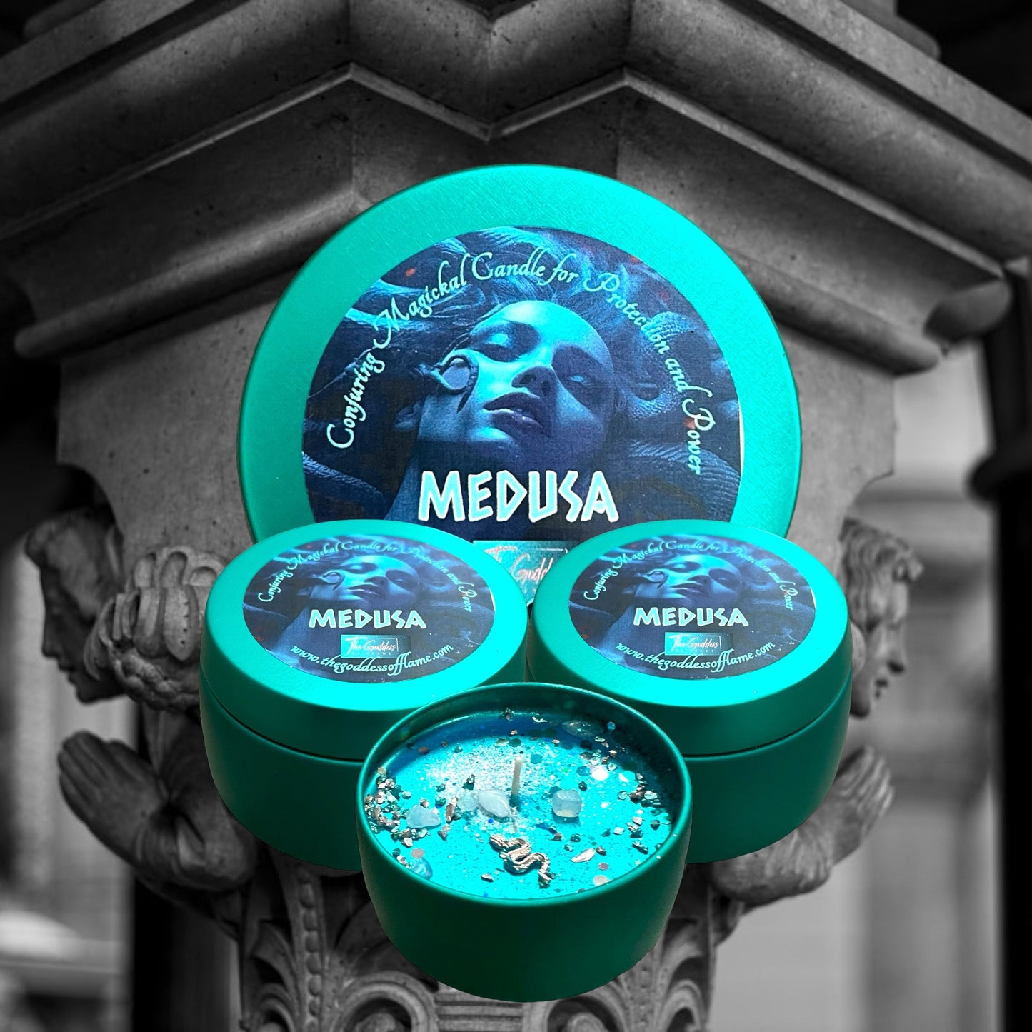 Medusa Offering Ritual Candle