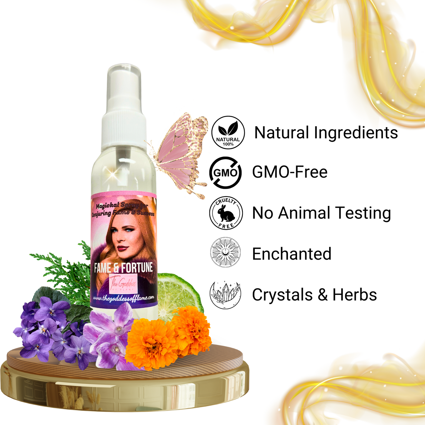 Fame & Fortune Spray - For New Opportunities, Fame, Success & Abundance