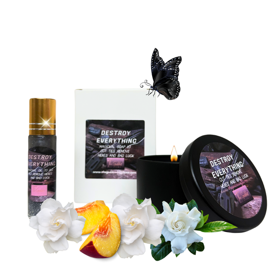 Destroy Everything Spell Kit- Remove Negativity, Hexes, Bad Luck & Cut Ties