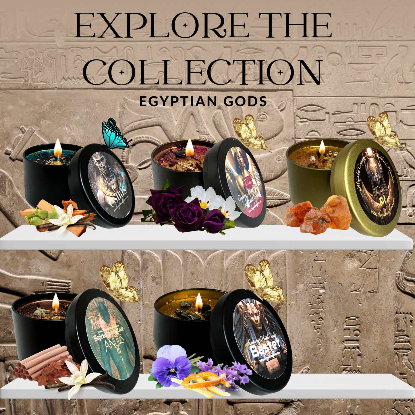 Anubis Offering Spell Candle