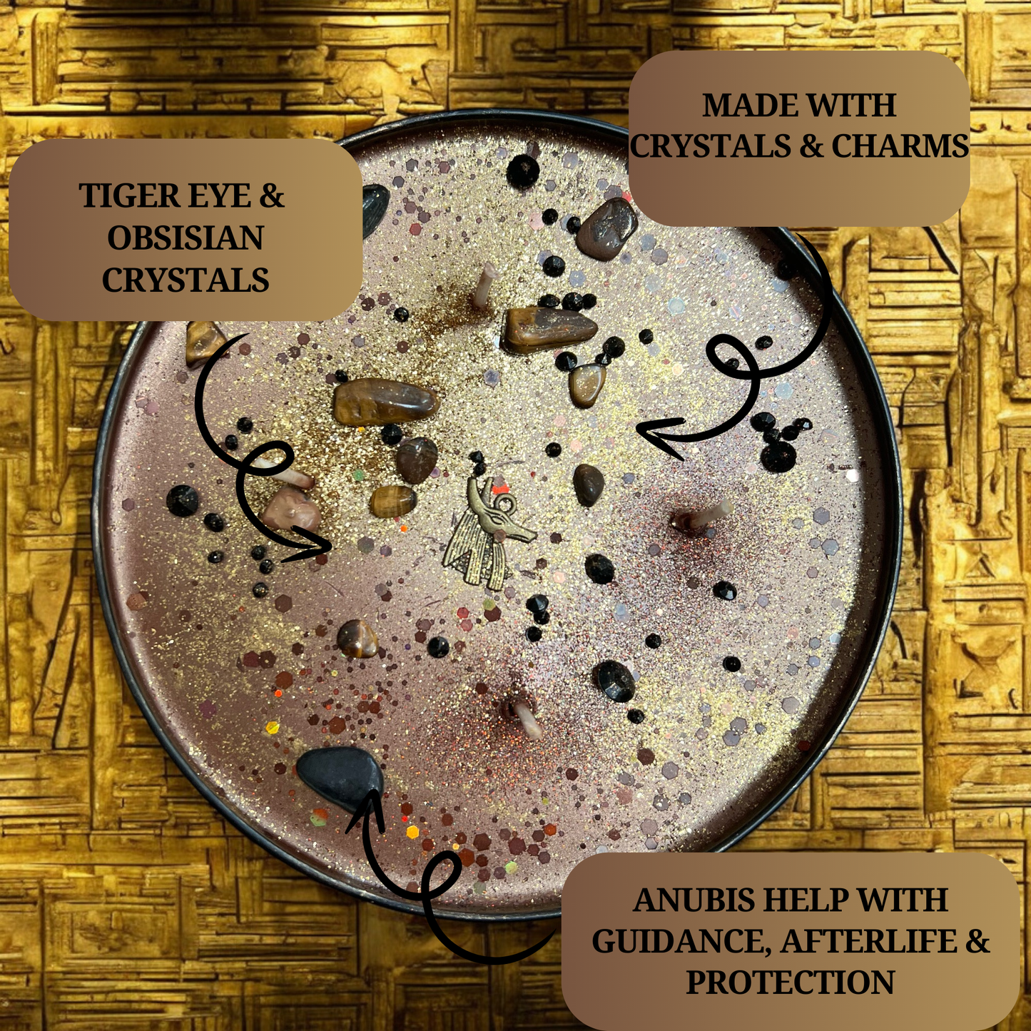 Anubis Offering Spell Candle