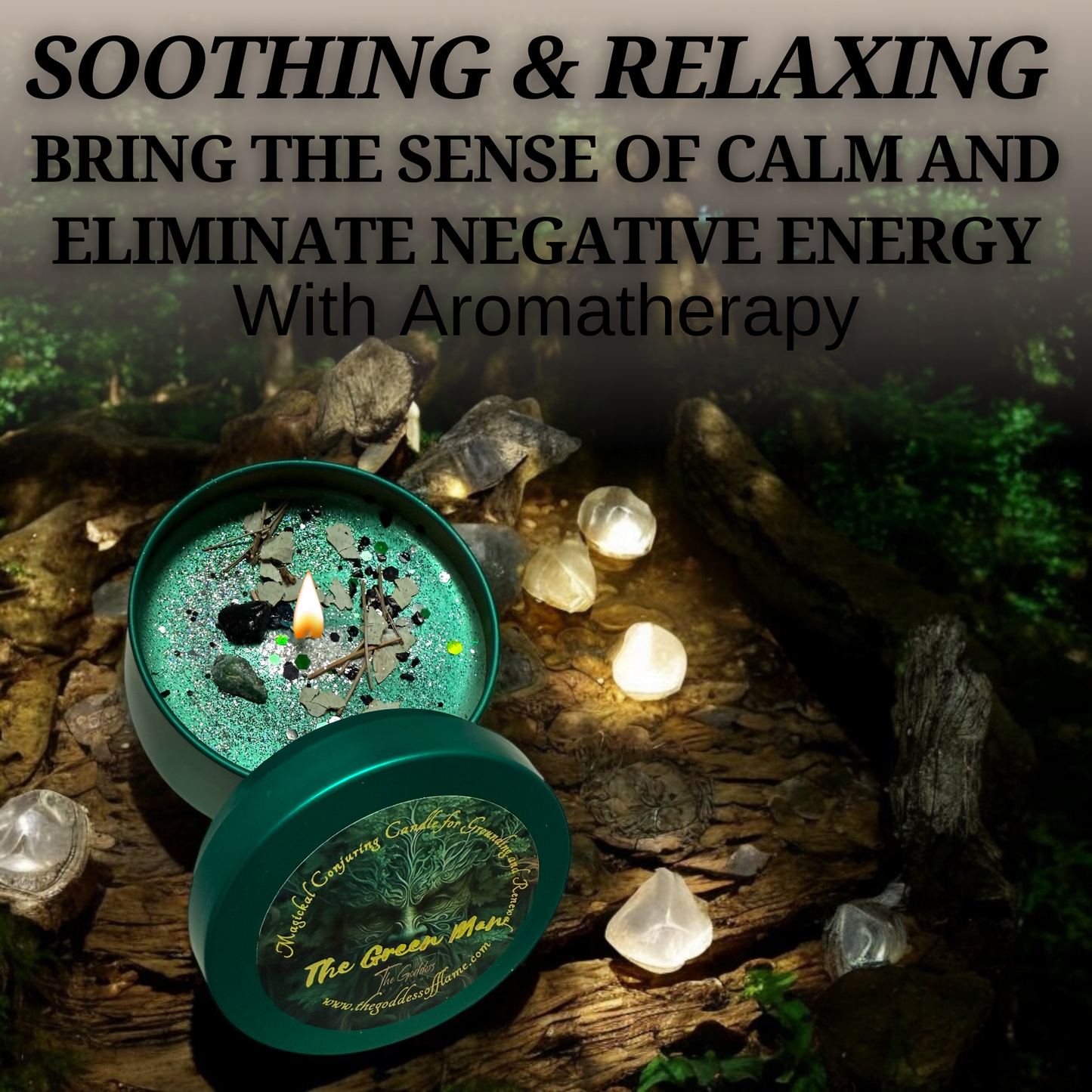 The Green Man Magic Conjuring Candle