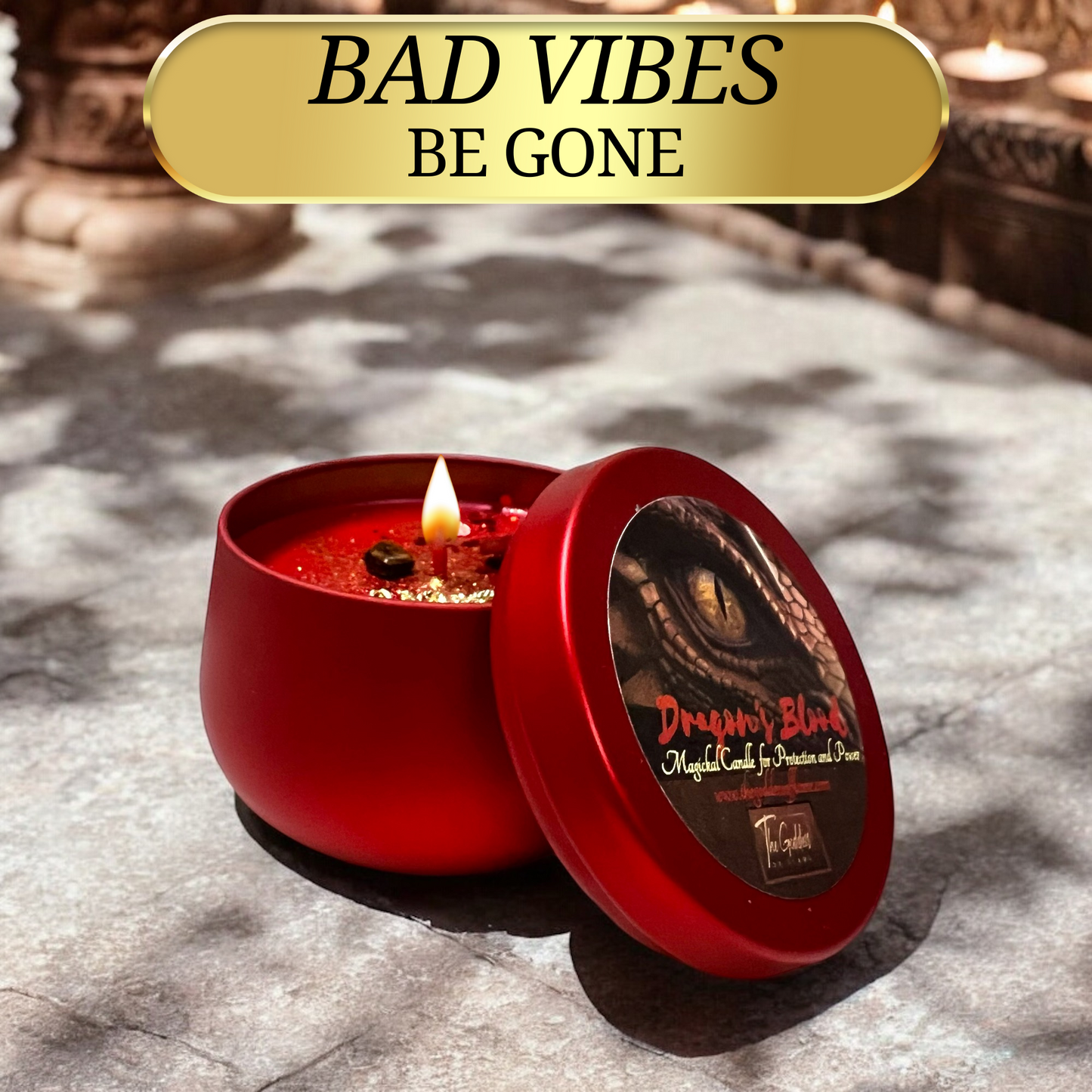 Dragon's Blood Spiritual Magic Spell Candle
