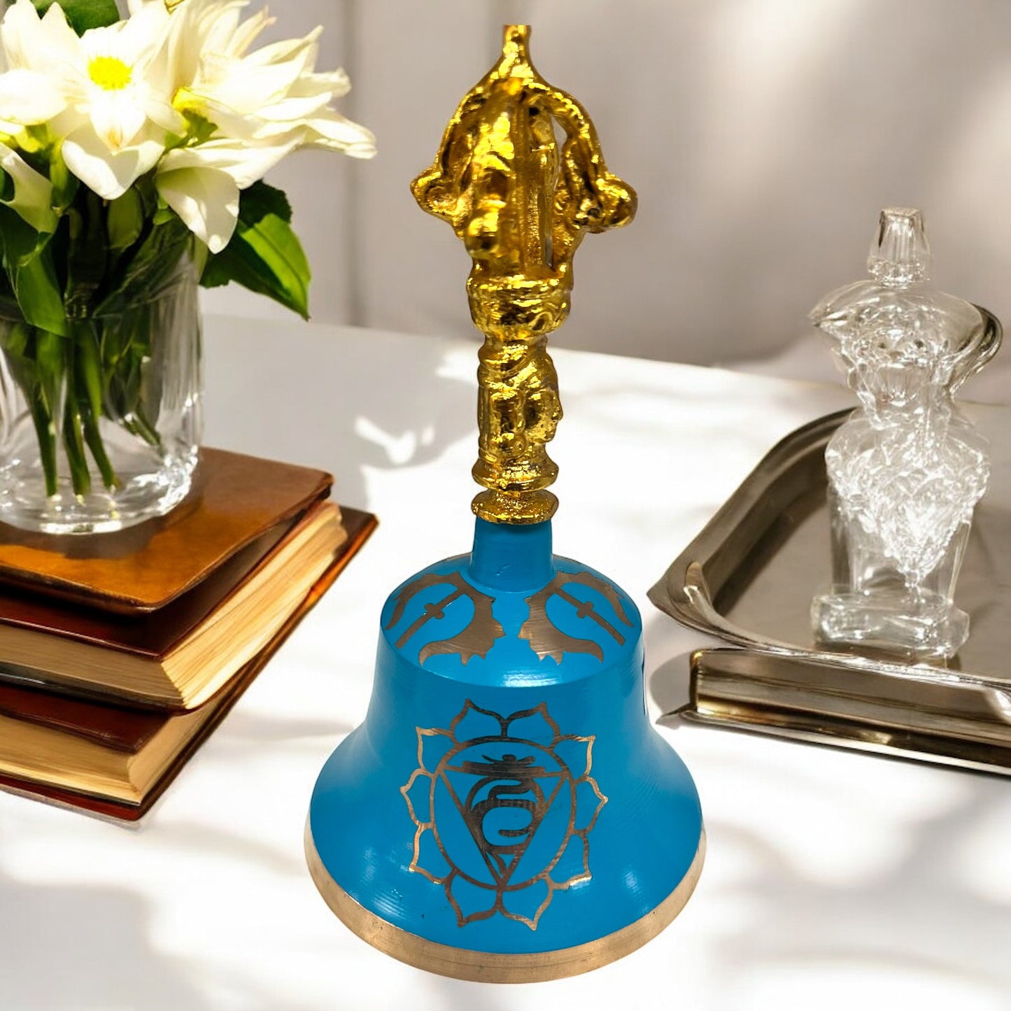 Sound Healing Meditation Bronze Tibetan Altar Bells