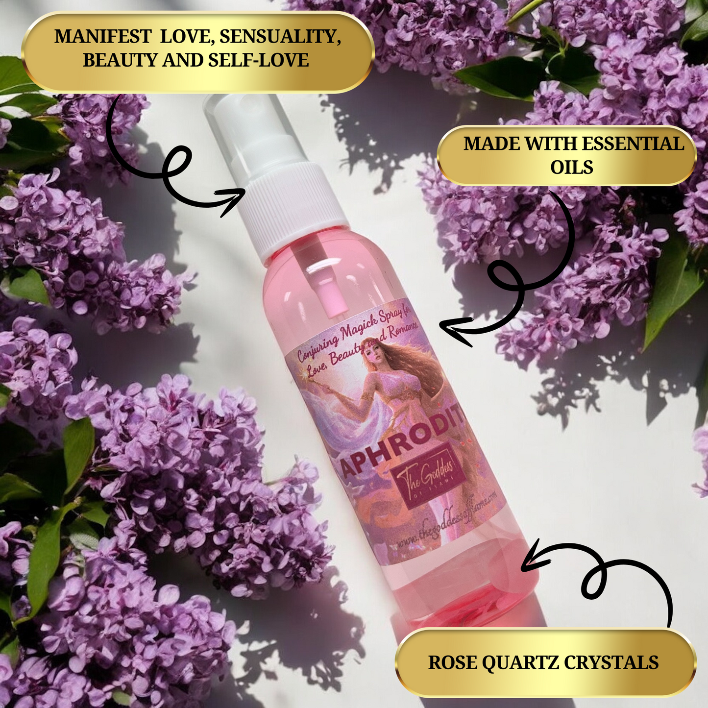 Aphrodite - The Goddess Of Love Spray For Love, Beauty & Sensuality