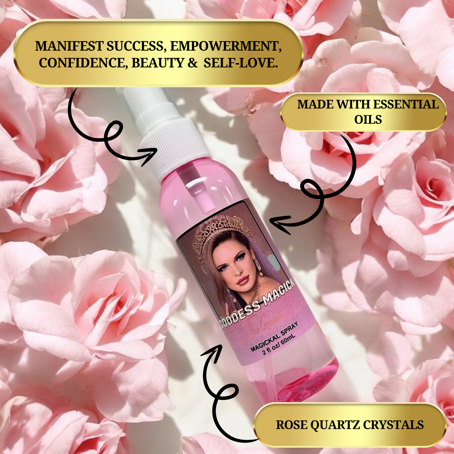 Goddess Magick Perfume Spray For Empowerment & Self Worth