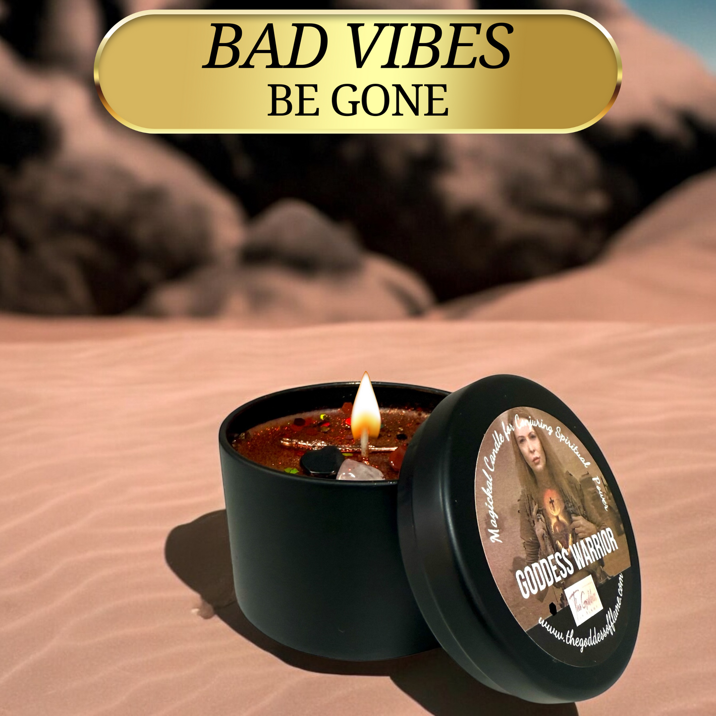 Goddess Warrior Magic Candle