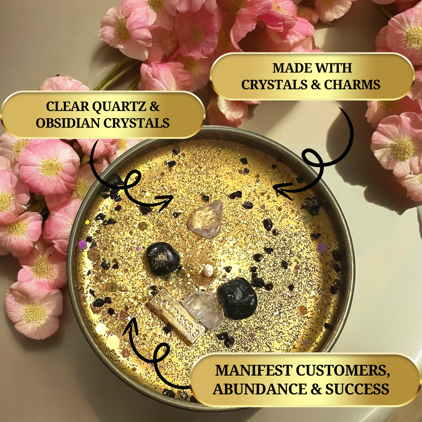 Attract Clients Success Spell Candle