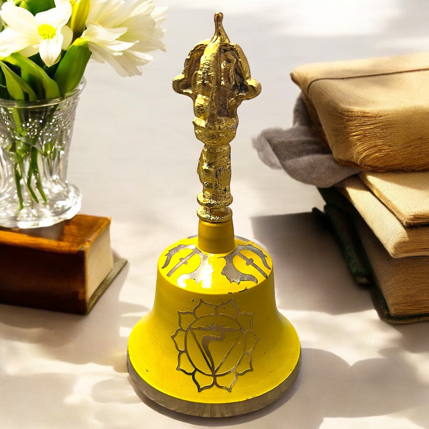 Sound Healing Meditation Bronze Tibetan Altar Bells