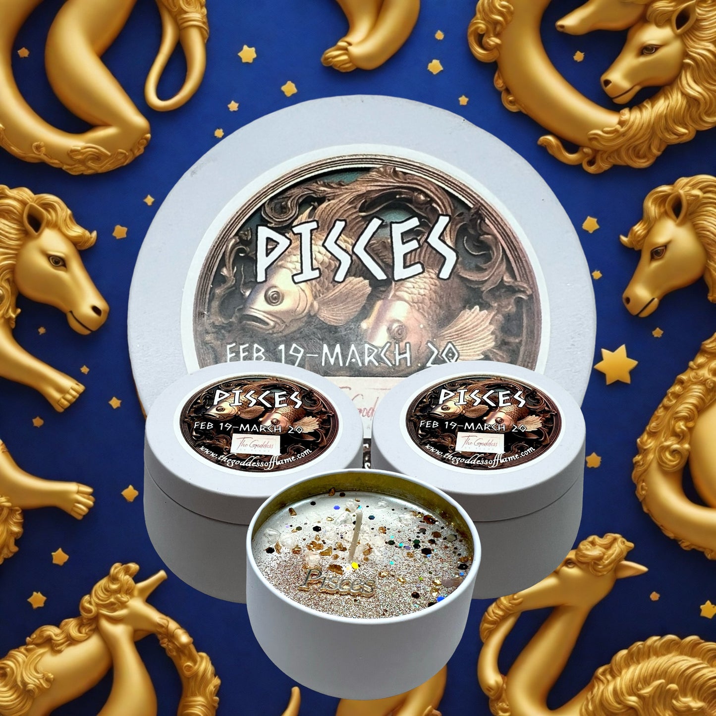 Zodiac Ritual Magic Spell Candle