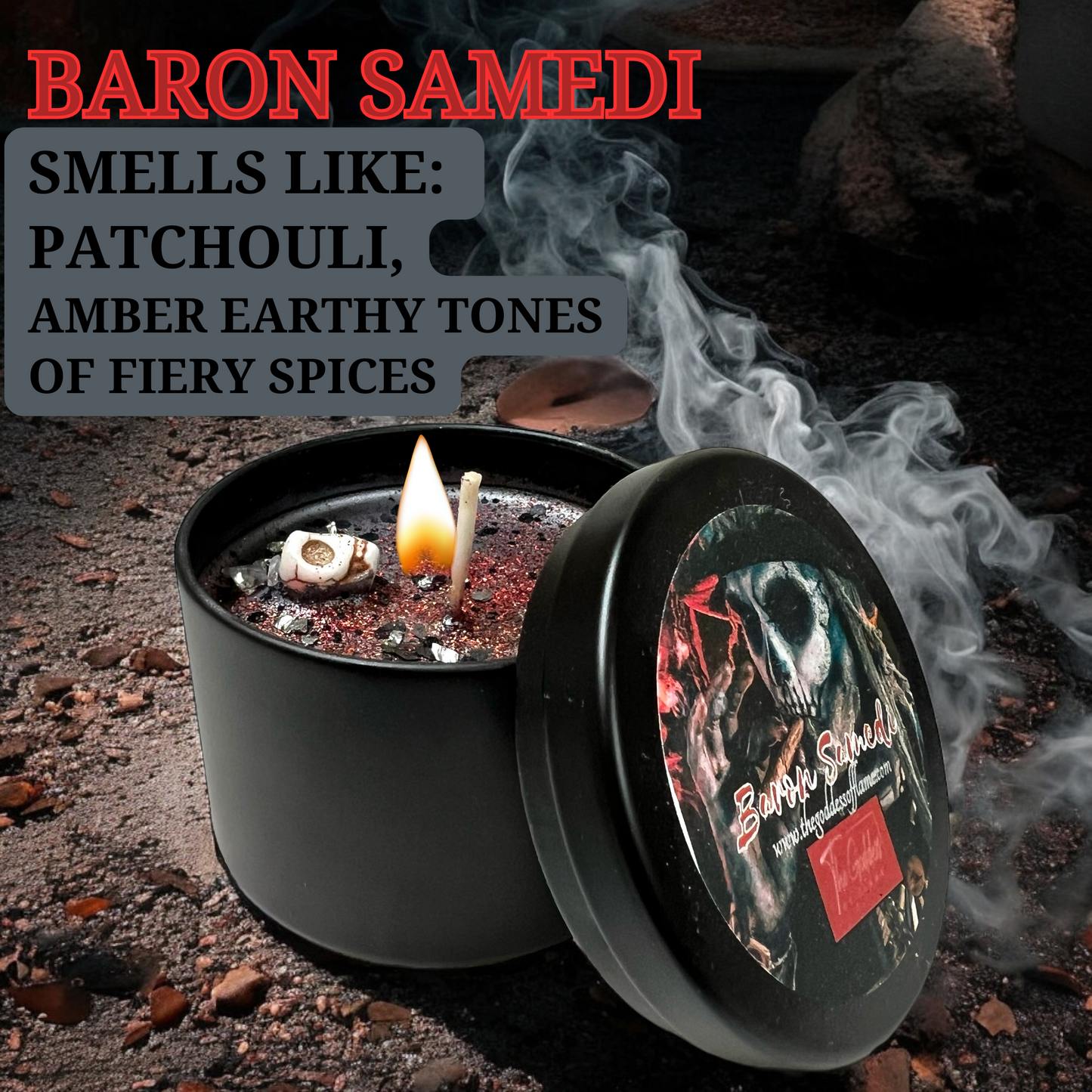 Baron Samedi Spiritual Offering Spell Candle
