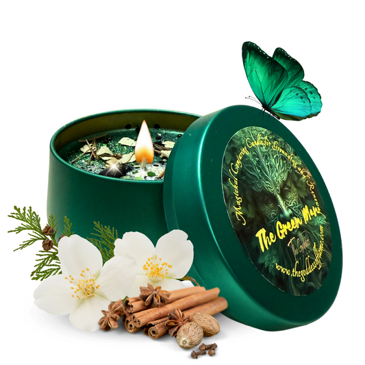 The Green Man Magic Conjuring Candle