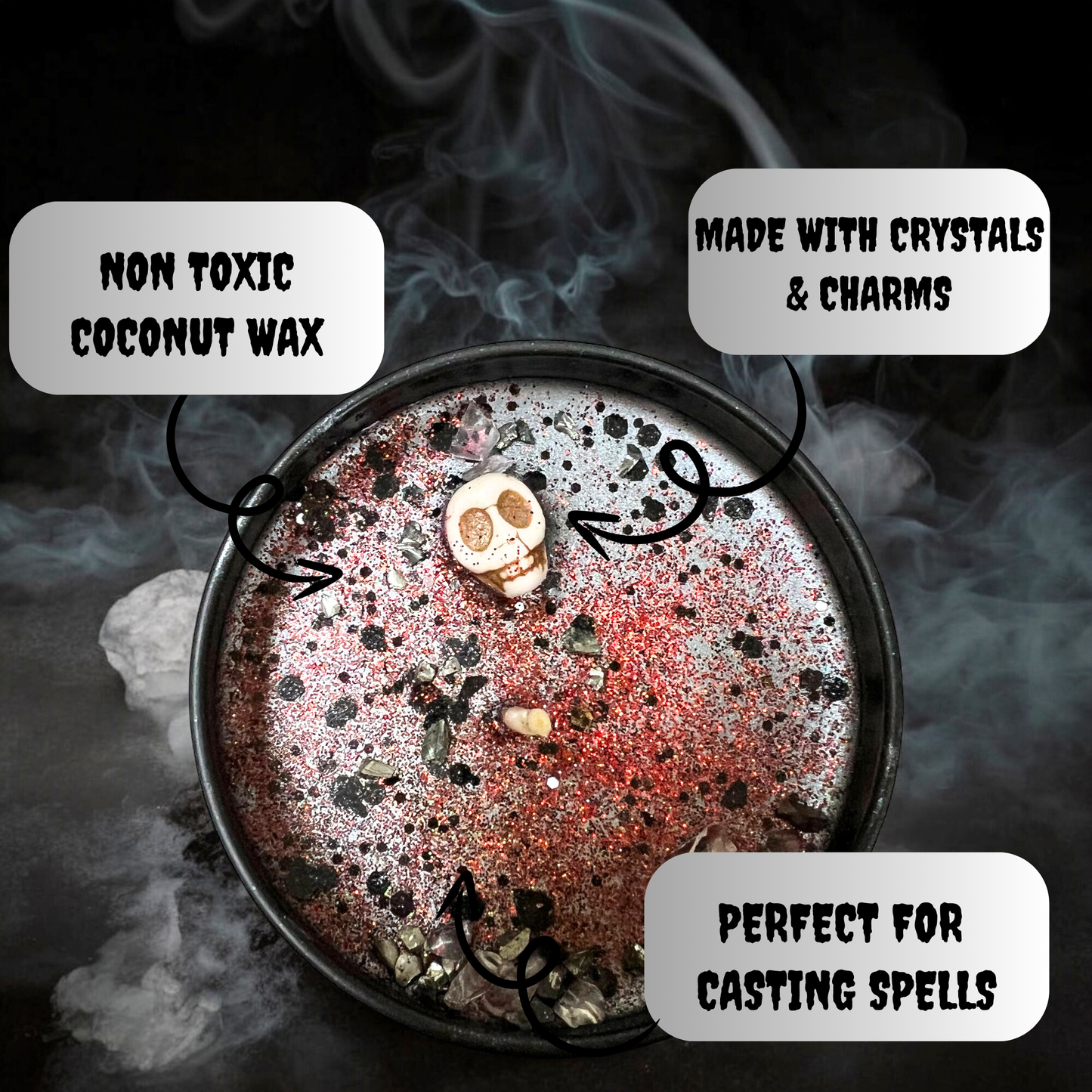Baron Samedi Spiritual Offering Spell Candle