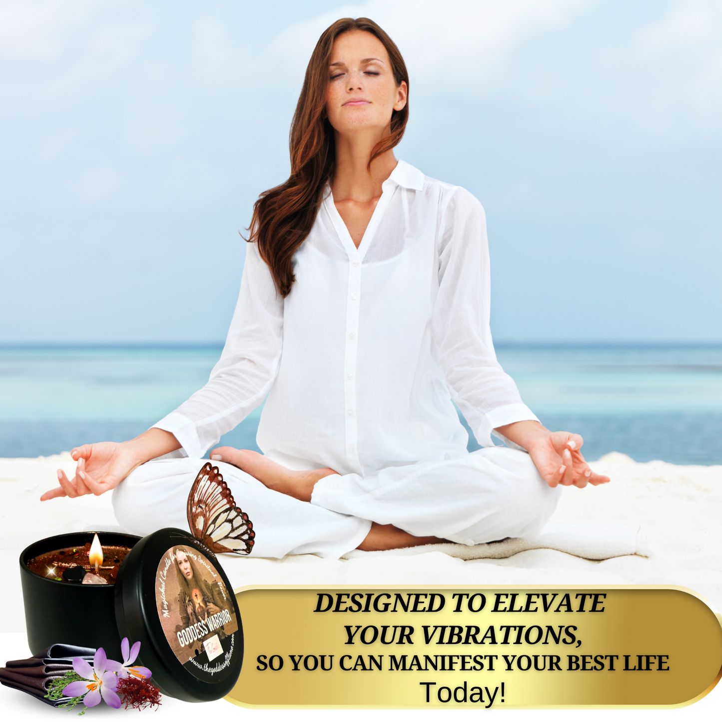Goddess Warrior Magic Candle