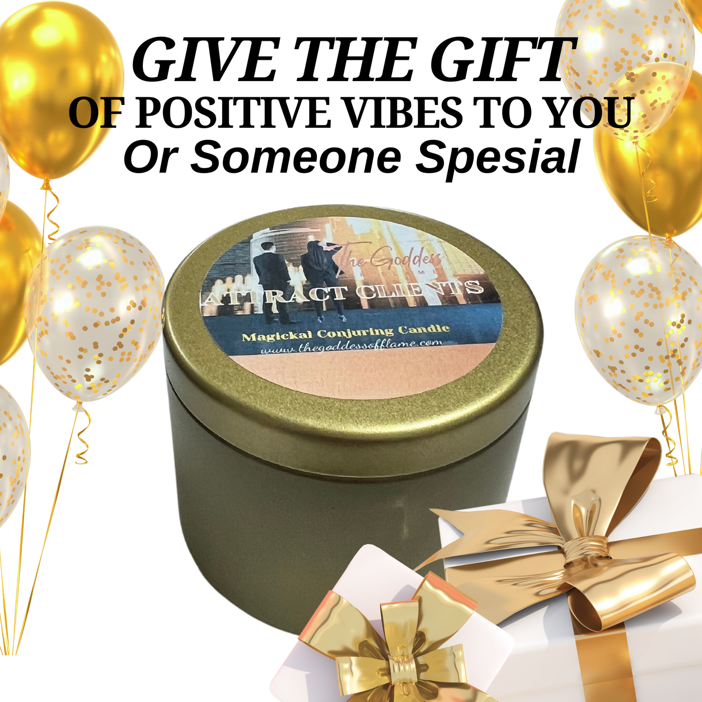 Attract Clients Success Spell Candle