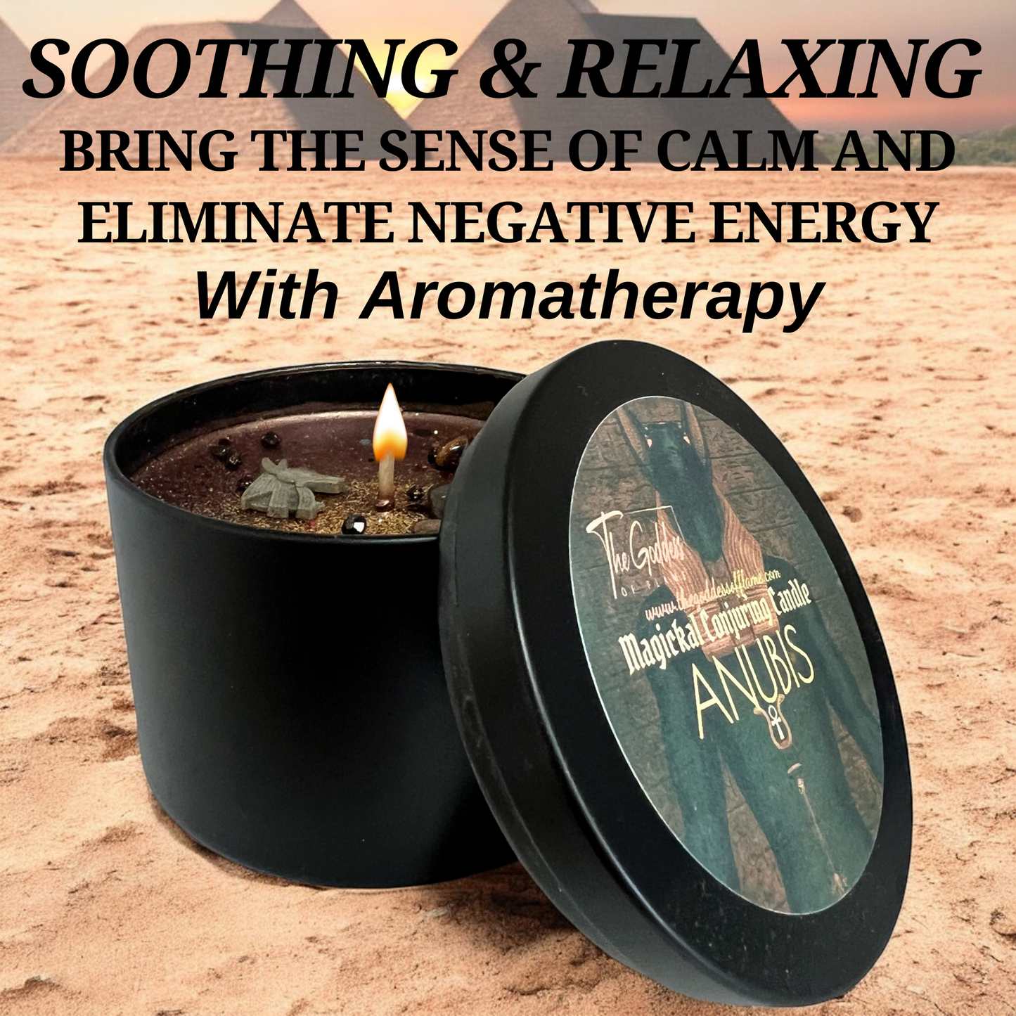 Anubis Offering Spell Candle