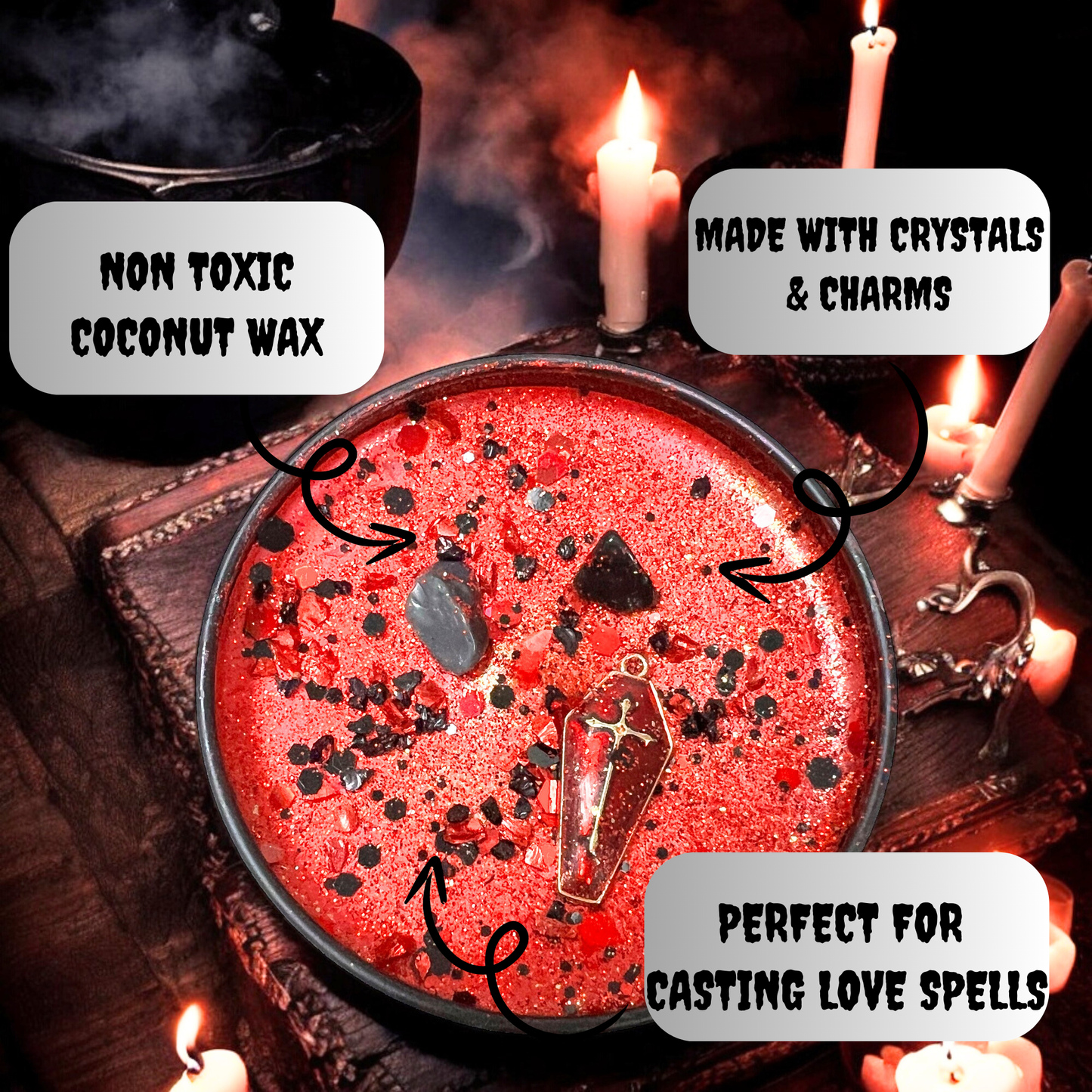 Vampire Blood Magic Candle