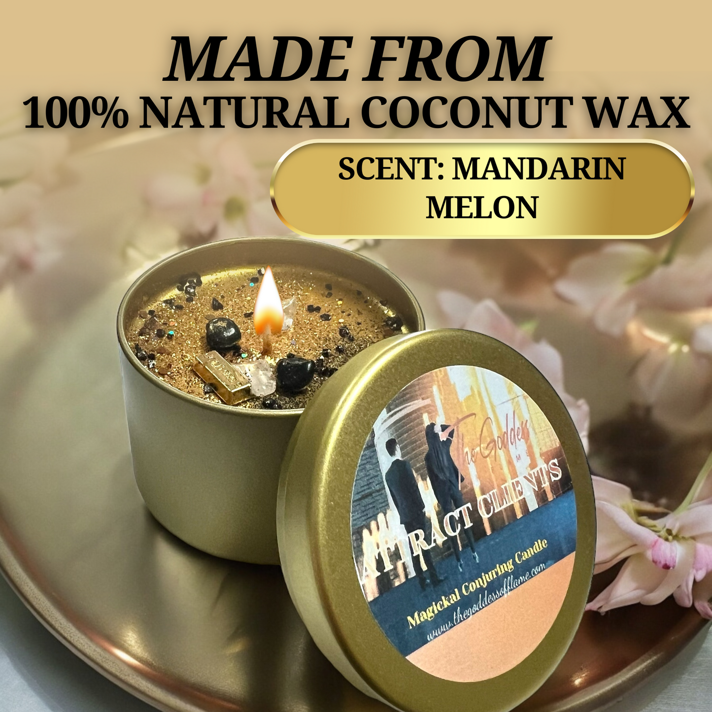 Attract Clients Success Spell Candle