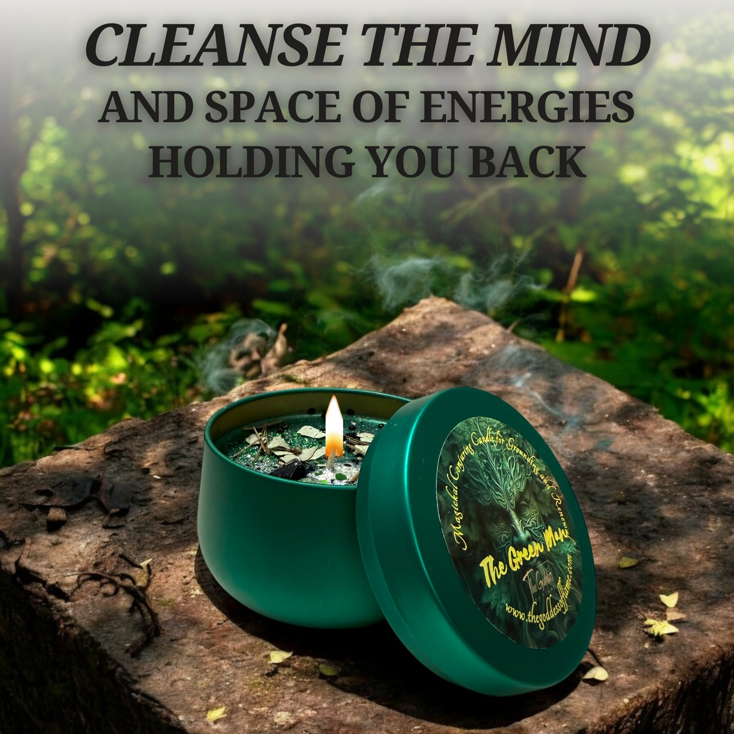 The Green Man Magic Conjuring Candle