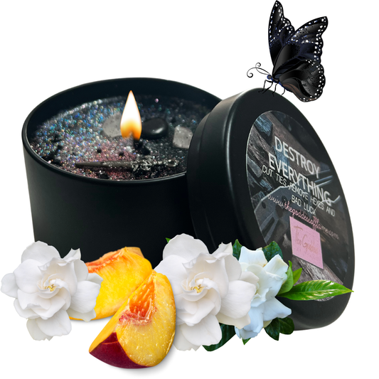Destroy Everything Spiritual Candle to Cut Ties, Remove Hexes and Bad luck