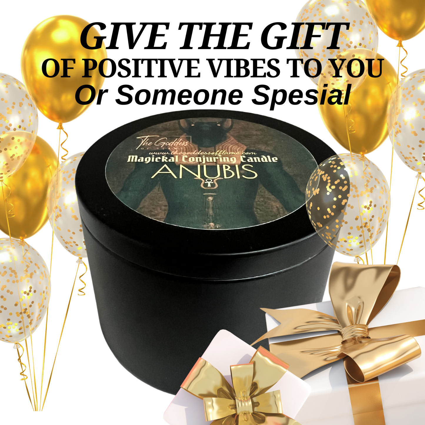 Anubis Offering Spell Candle