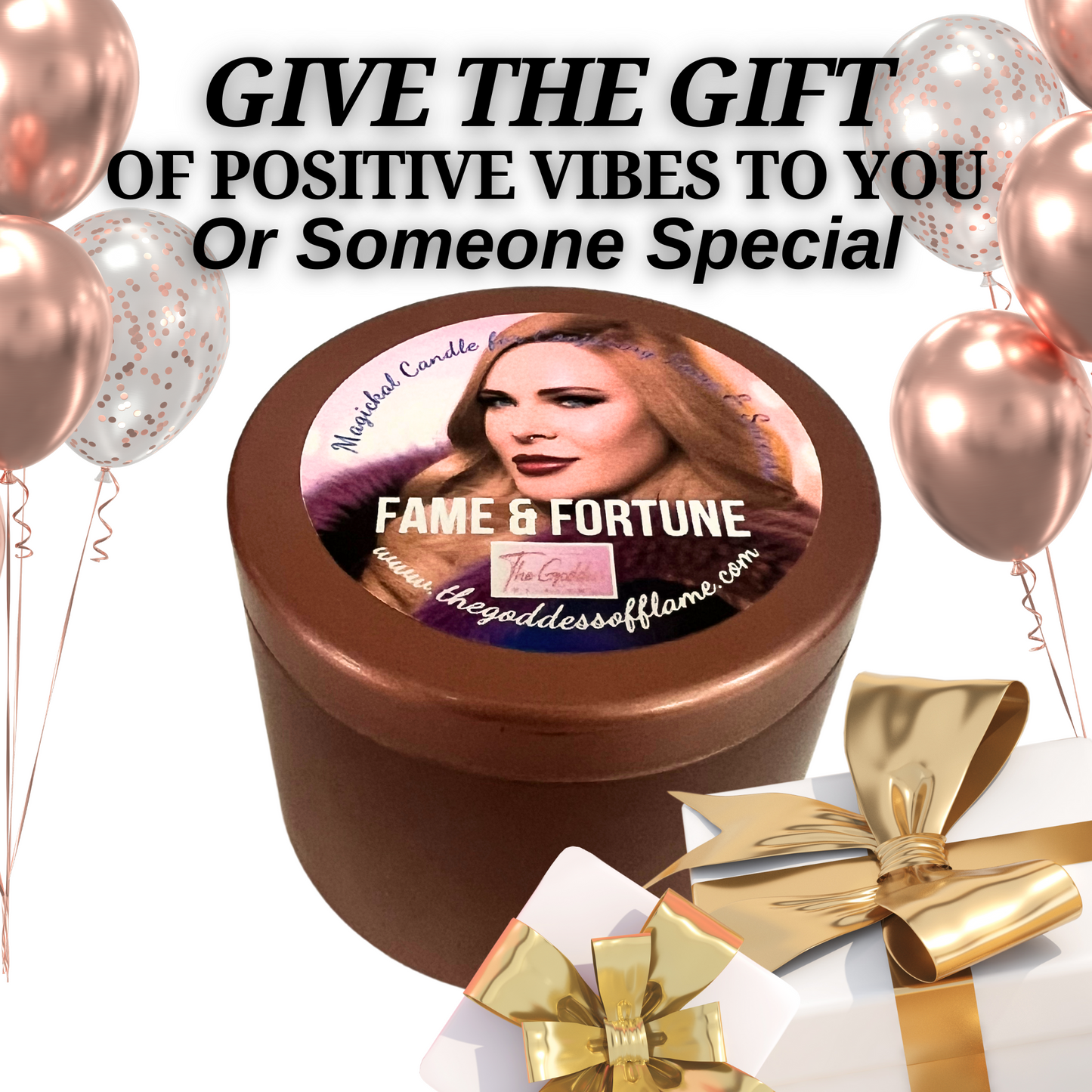 Fame & Fortune Ritual Spell Candle