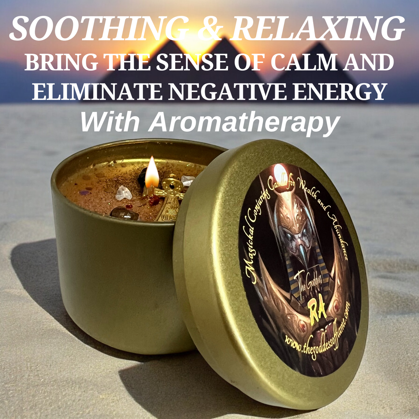 Ra God Of Sun Conjuring Ritual Candle