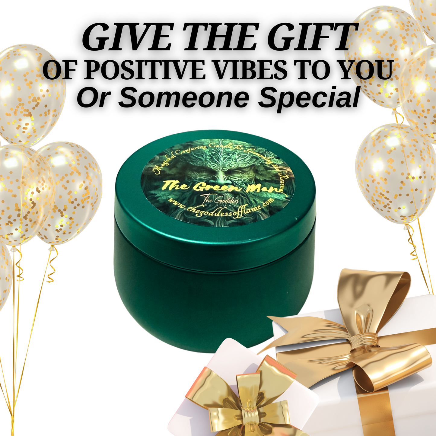 The Green Man Magic Conjuring Candle