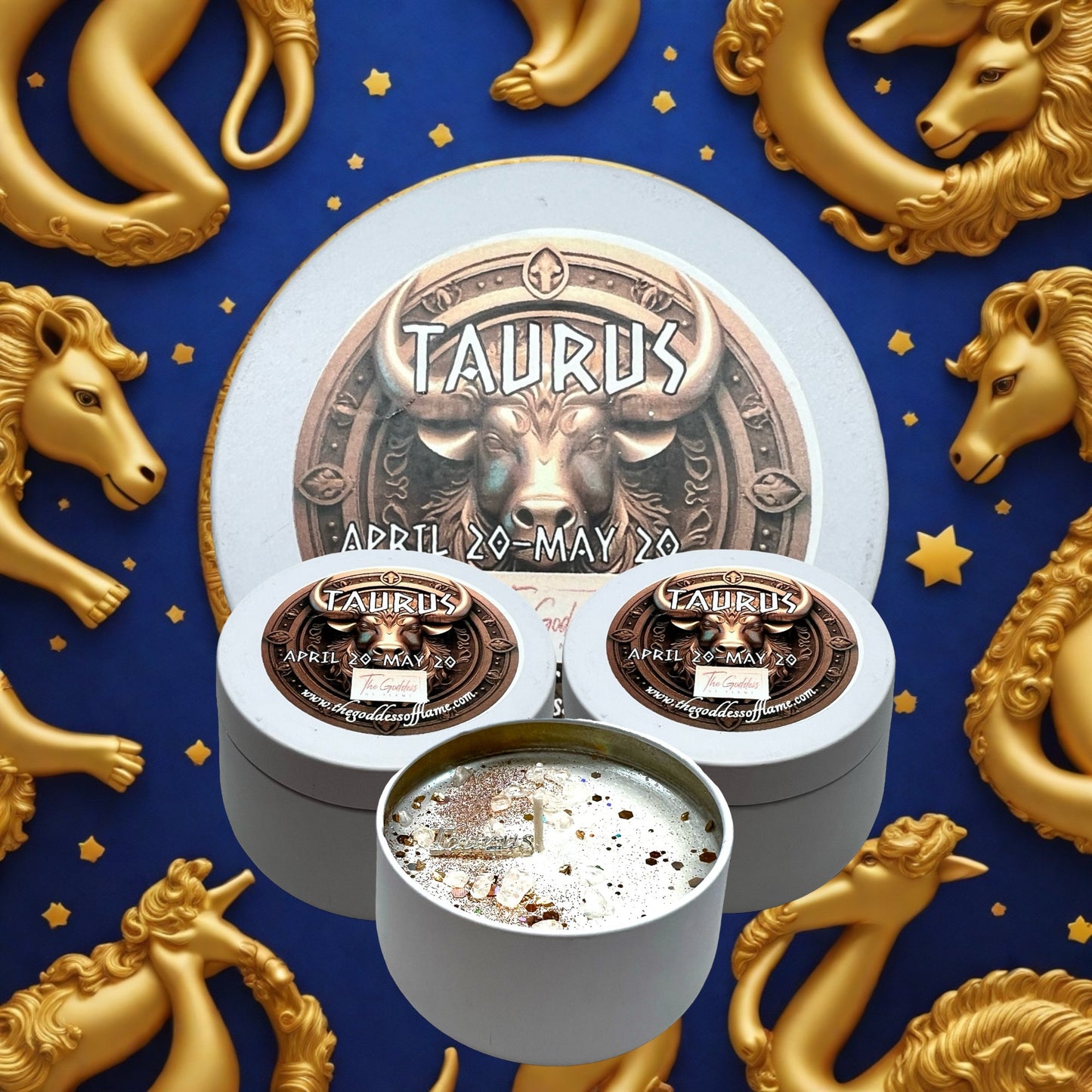 Zodiac Ritual Magic Spell Candle