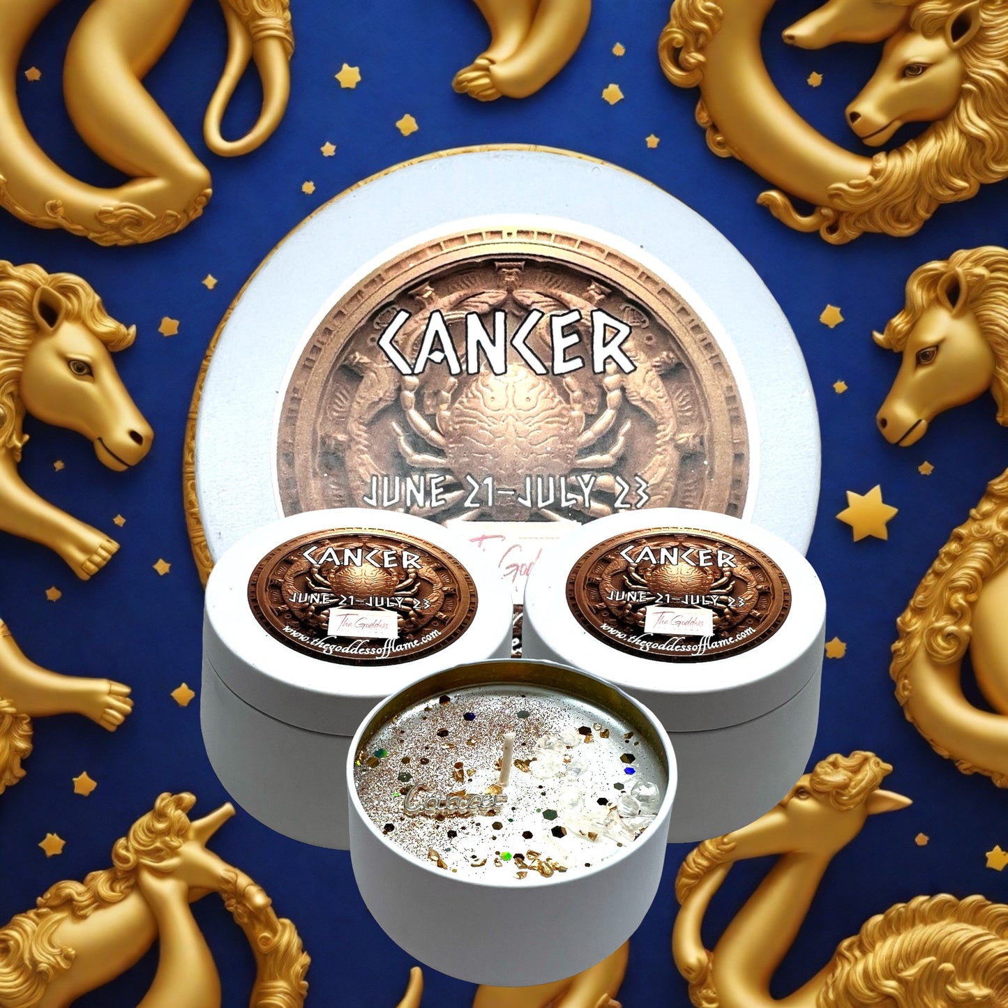 Zodiac Ritual Magic Spell Candle