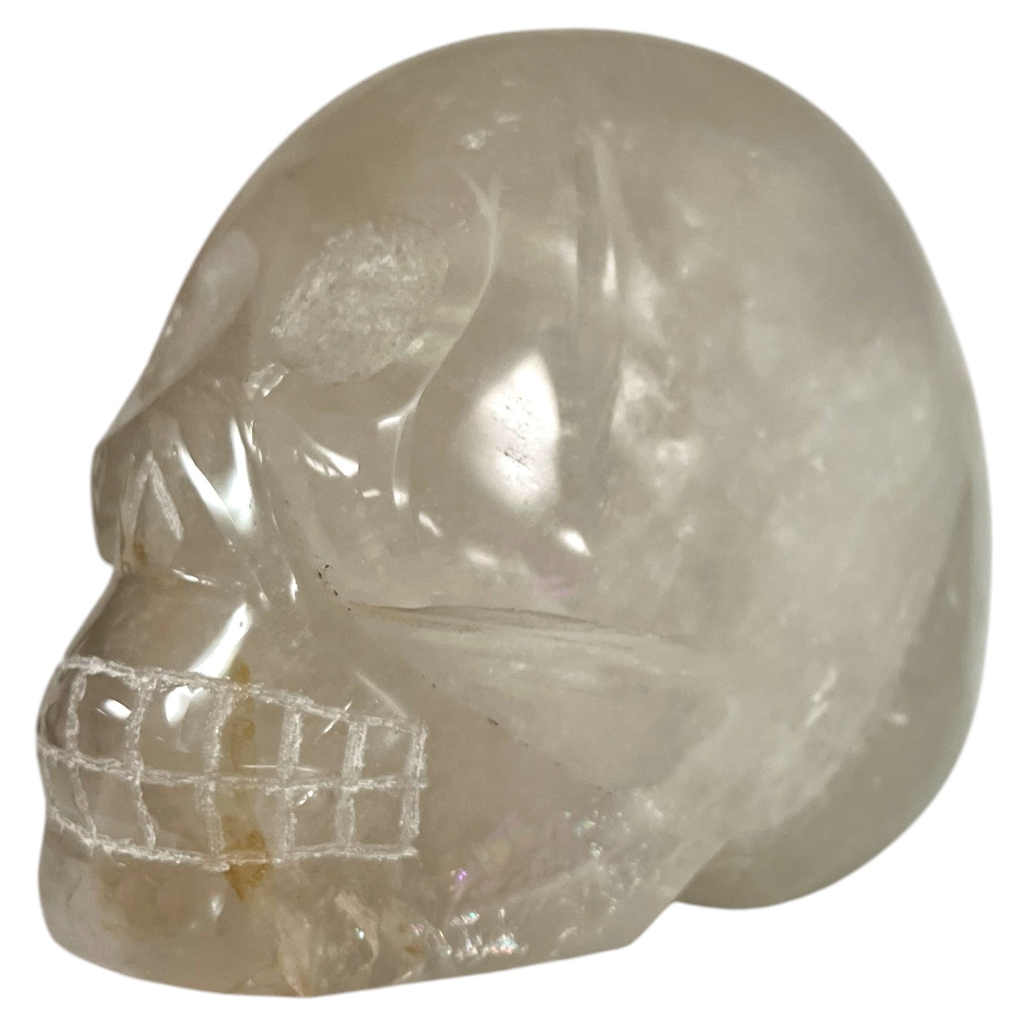 Large Smoky Quartz Crystal Skull