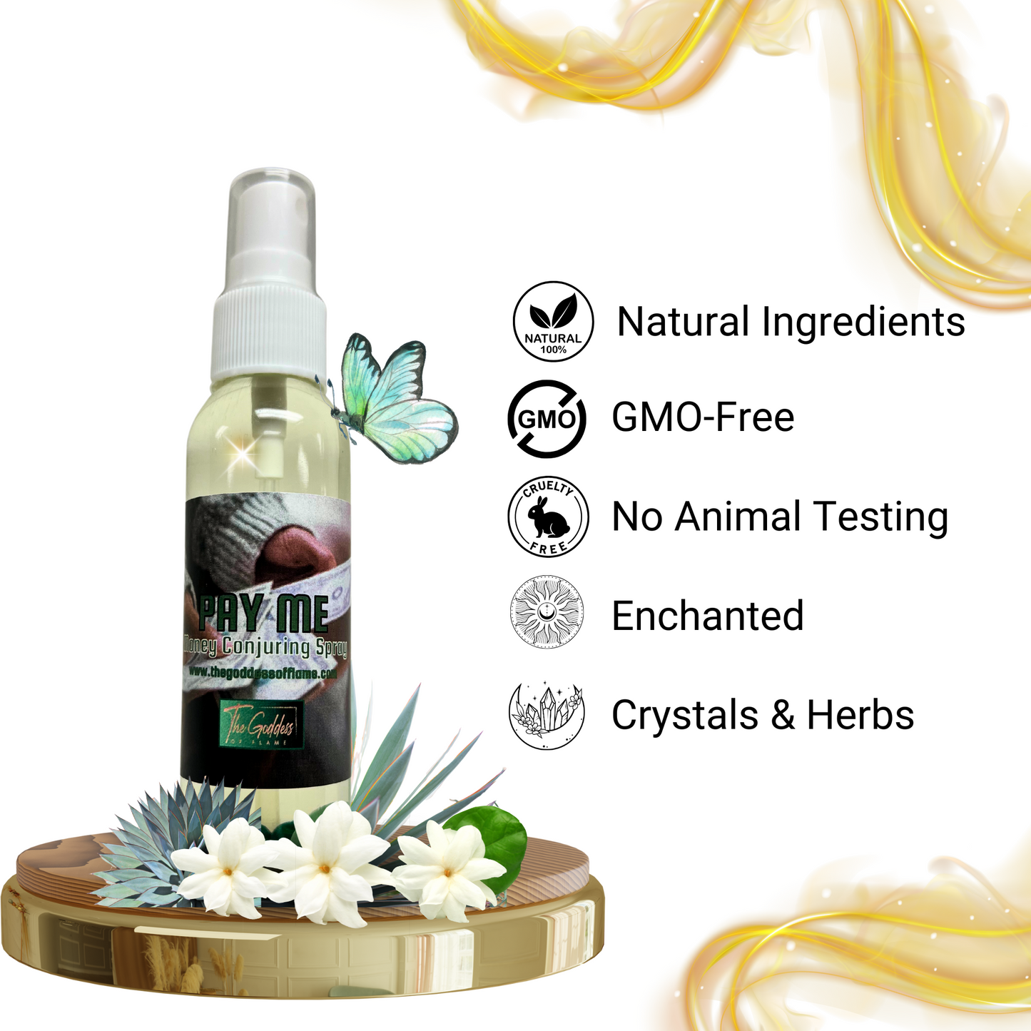 Pay Me Enchanted Spray- To Collect Debt, Increase Pay & Manifest Abundance