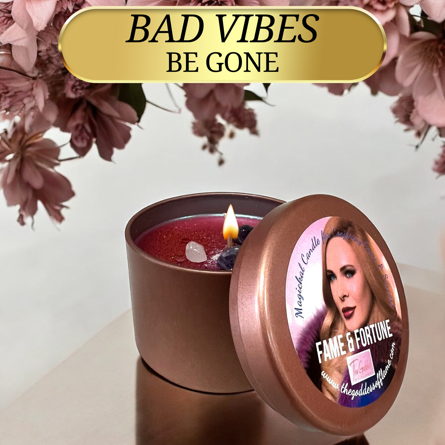 Fame & Fortune Ritual Spell Candle