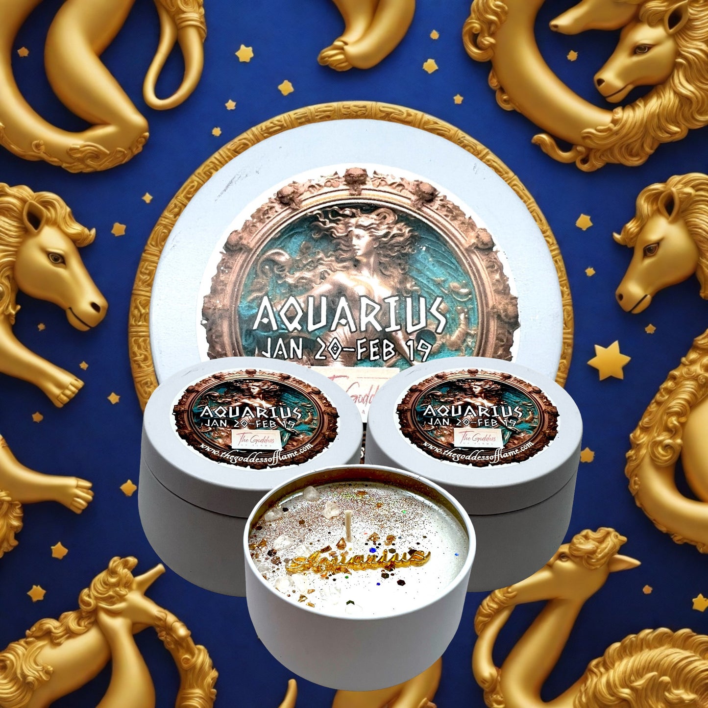 Zodiac Ritual Magic Spell Candle